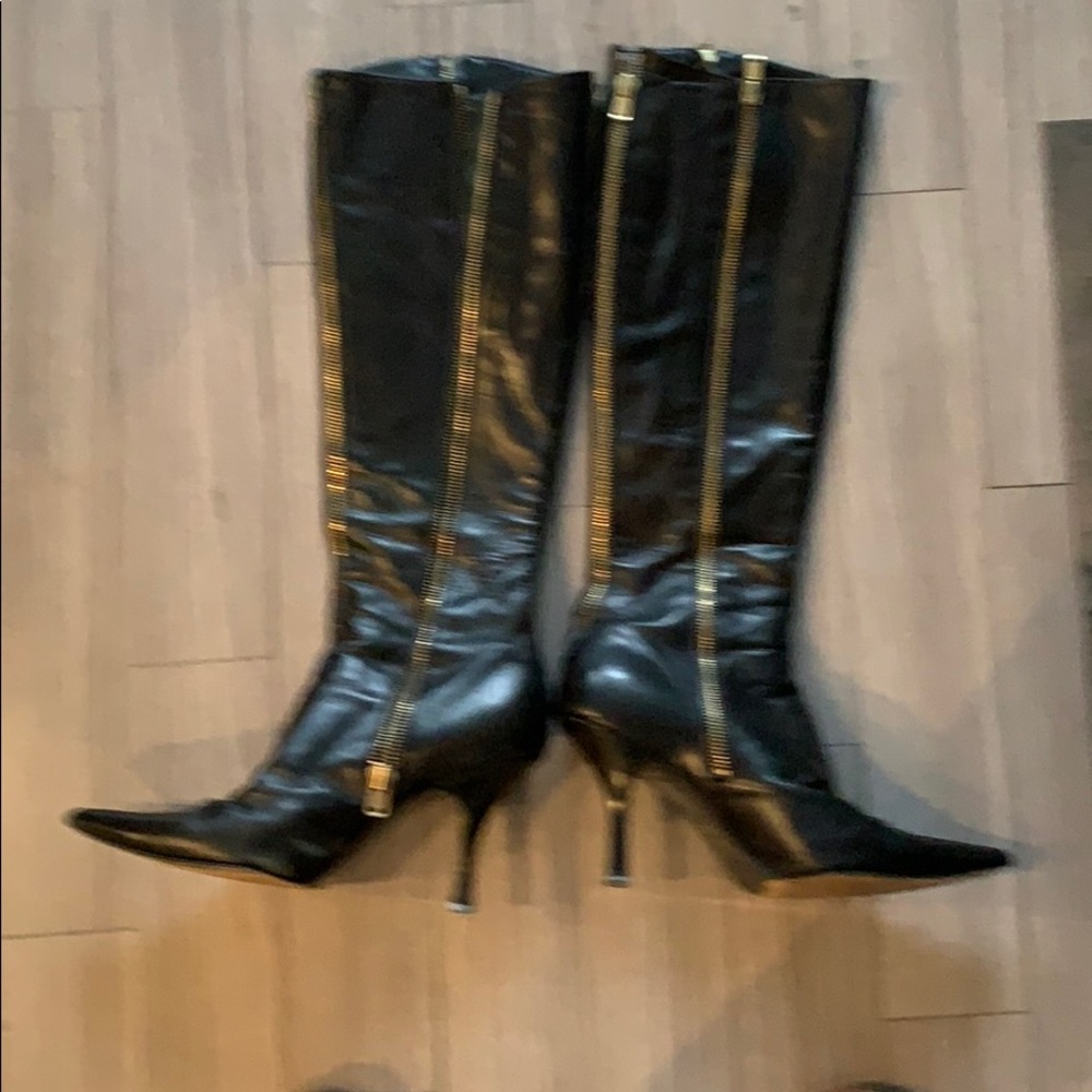 All leather boots made in italy